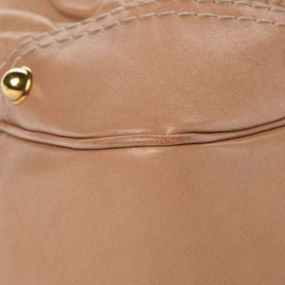 Gucci Calfskin Large Jockey Hobo Tan 12 of 19