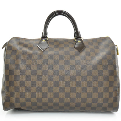 Louis Vuitton Damier Ebene Speedy 35 1 of 9