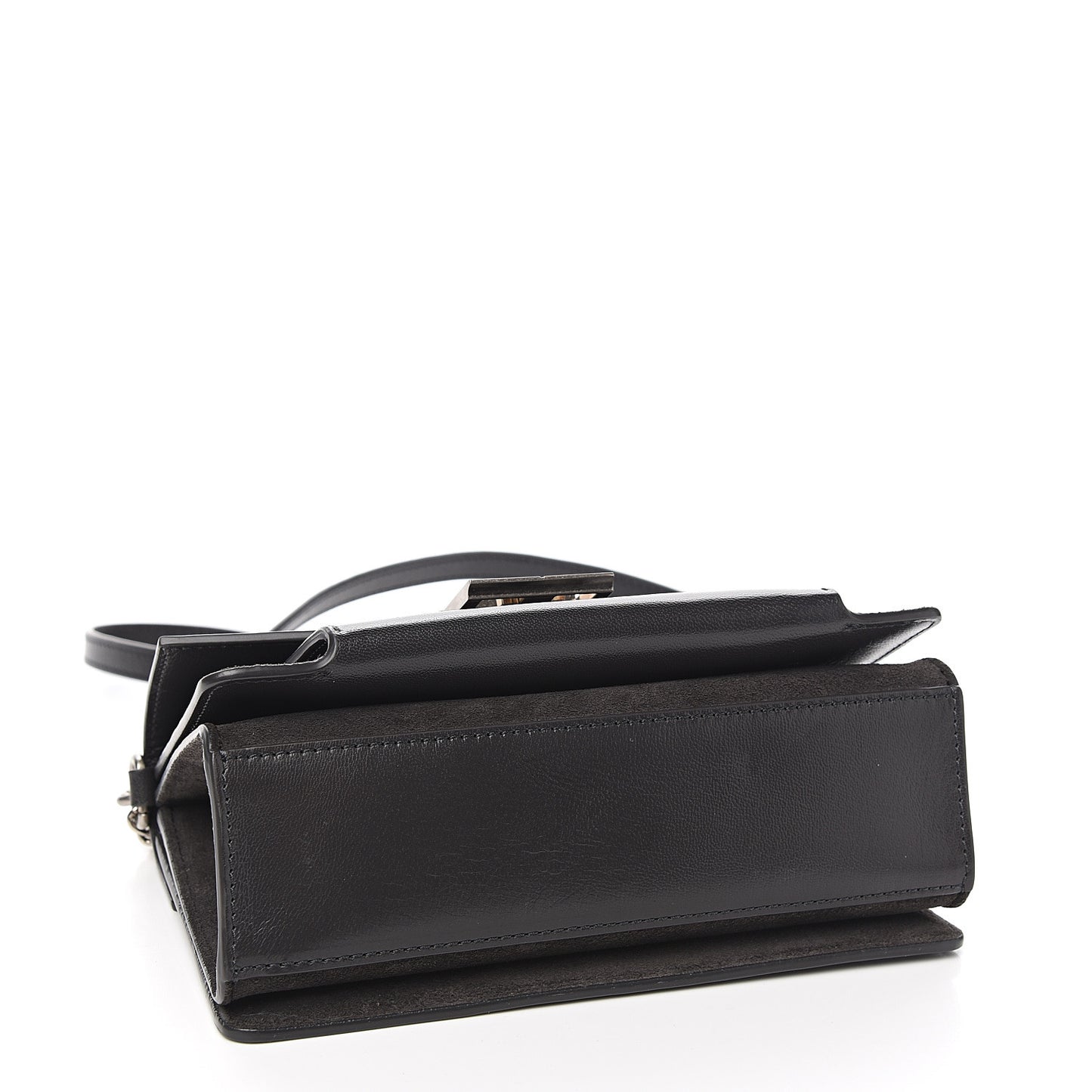 Goatskin Suede Small GV3 Shoulder Bag Black
