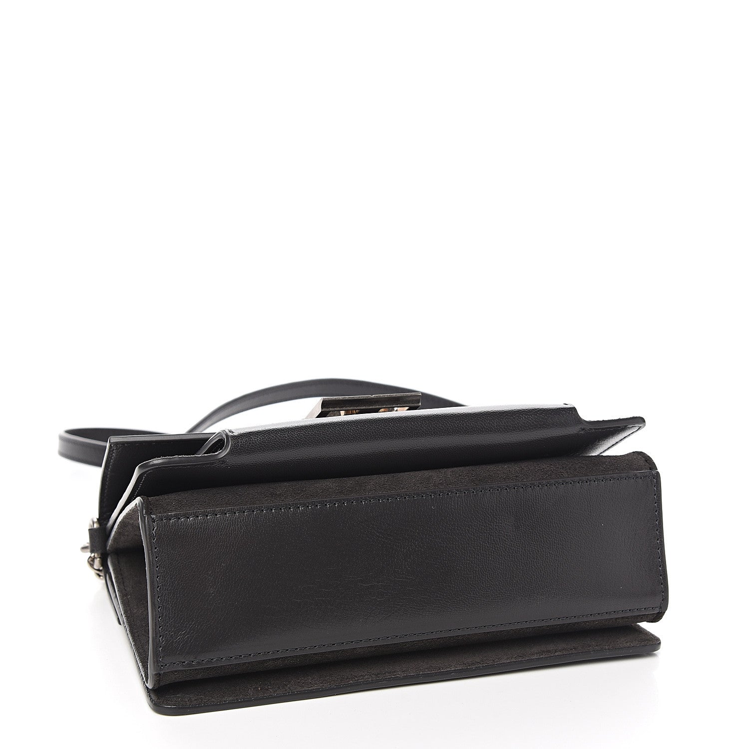 Givenchy Goatskin Suede Small GV3 Shoulder Bag Black 3 of 8