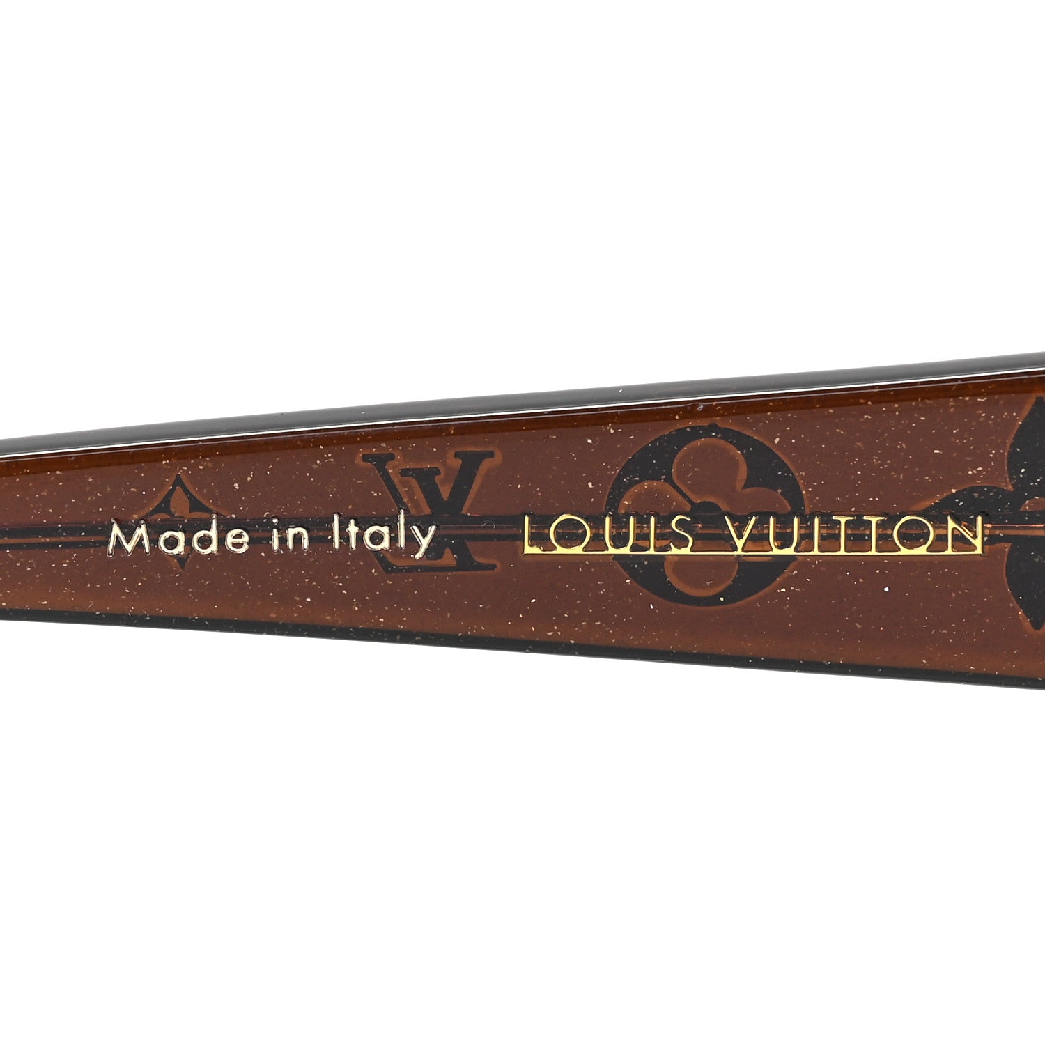Louis Vuitton Acetate Obsession GM Sunglasses Z0459W Brown Glitter 6 of 6