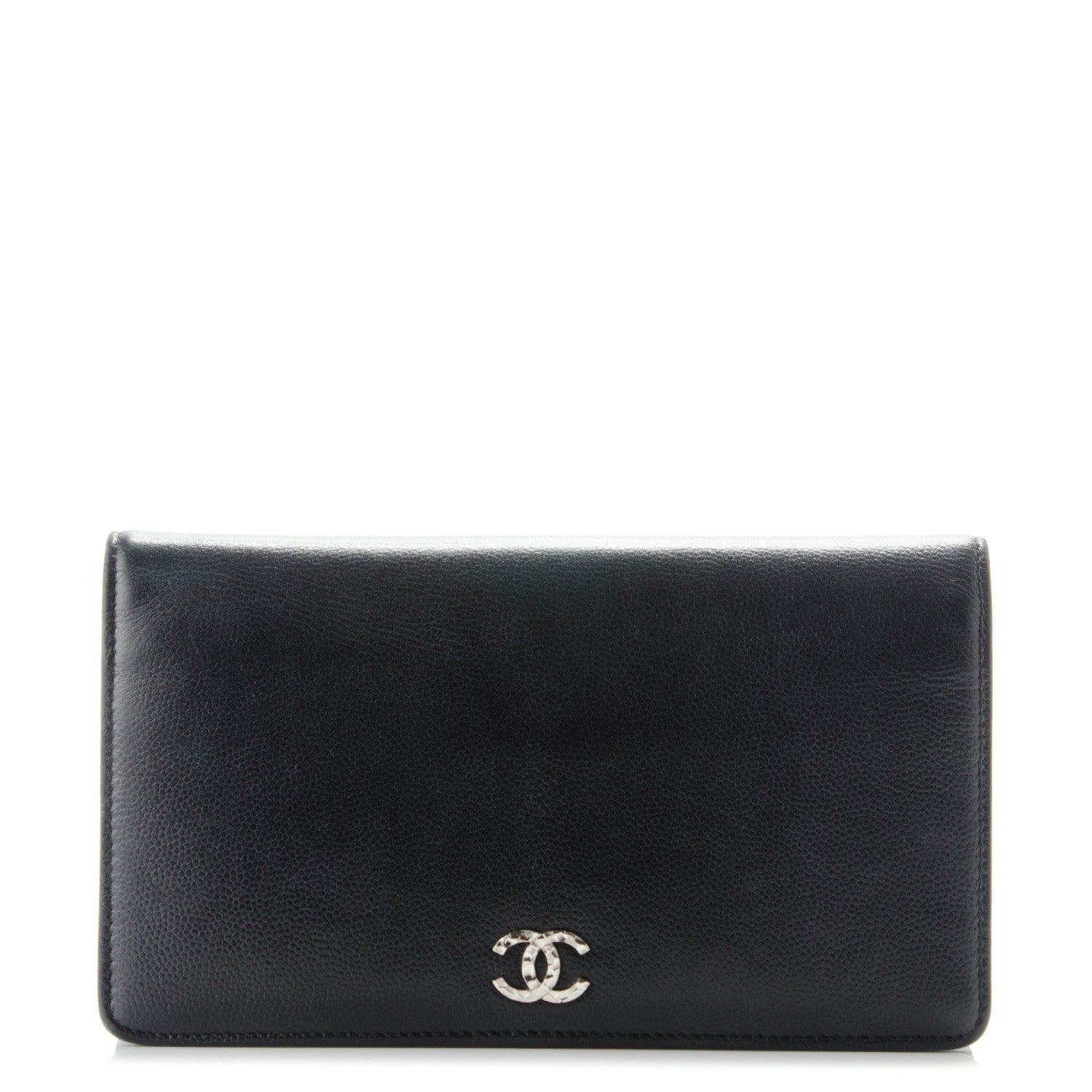 Chanel Caviar Sevruga Yen Wallet Black 1 of 8