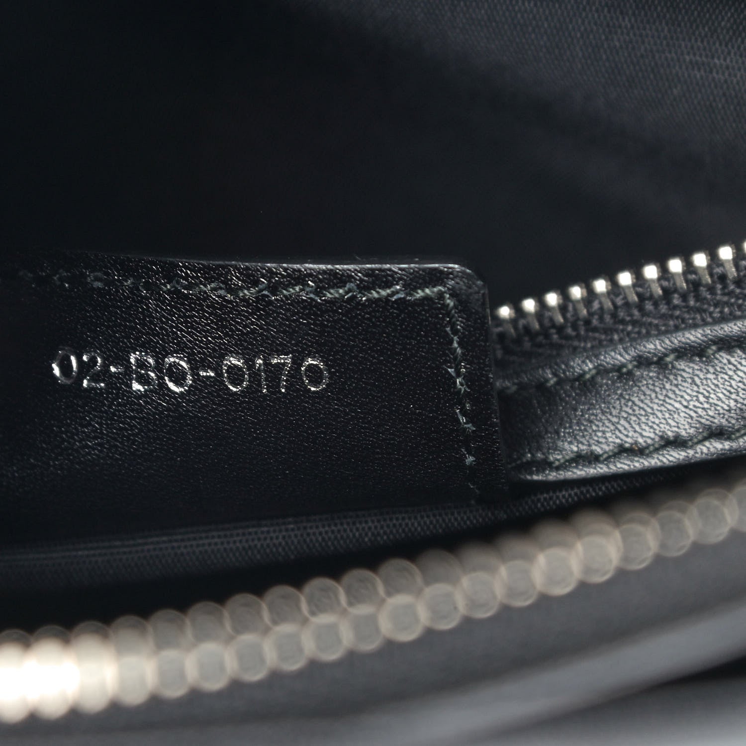 Christian Dior Coated Canvas Cannage Crossbody Bag Black 9 of 9