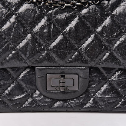 Chanel Aged Calfskin Quilted 2.55 Reissue 225 Flap So Black 10 of 11