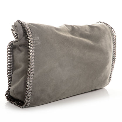 Stella McCartney Faux Leather Shaggy Deer Falabella Big Tote Grey 3 of 9