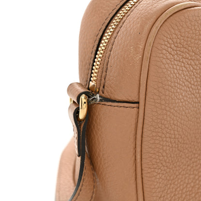 Gucci Pebbled Calfskin Small Soho Disco Bag Camelia 15 of 19