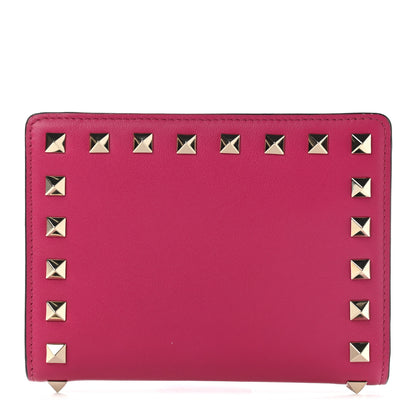 Valentino Garavani Vitello Rockstud Passport Holder Disco Pink 1 of 10