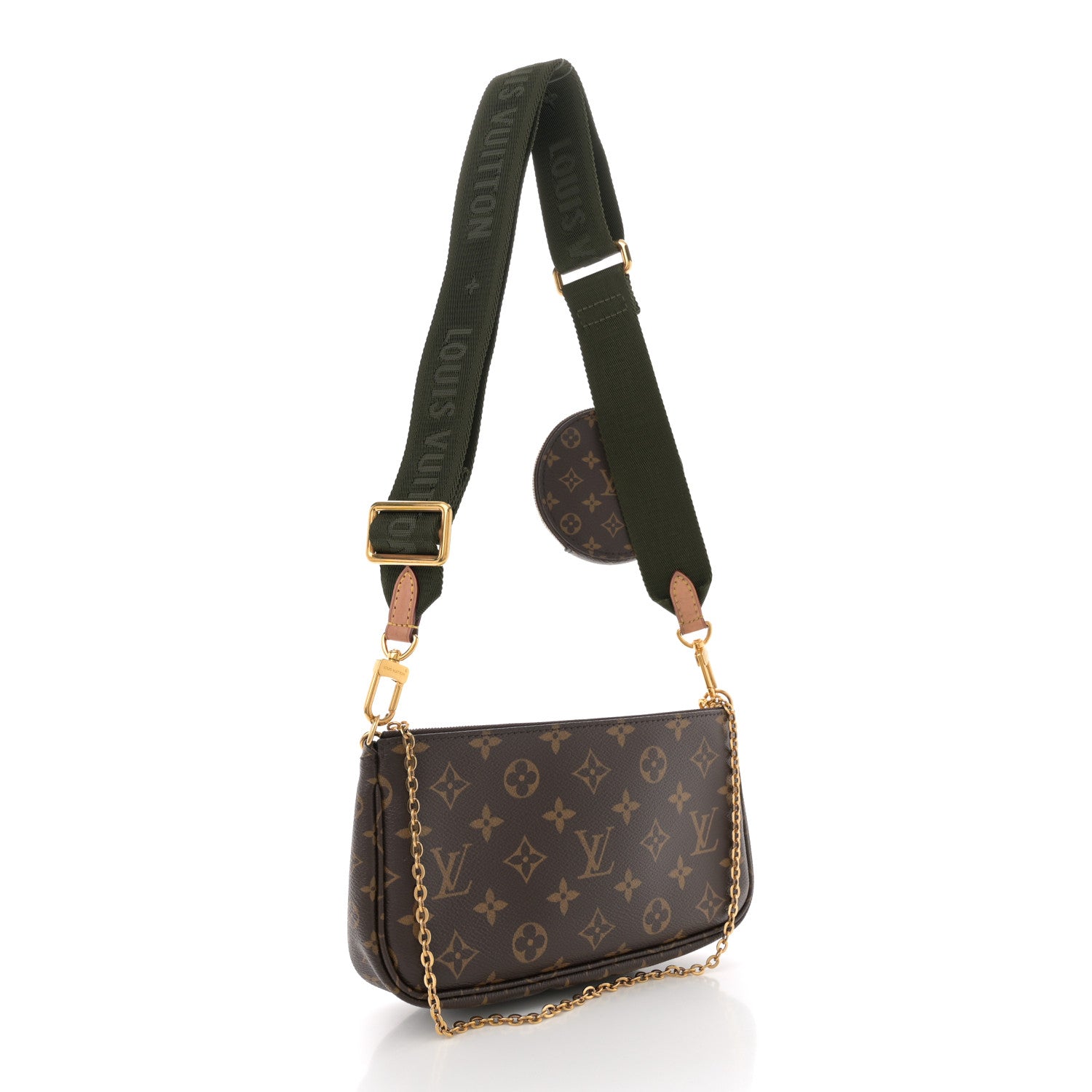Louis Vuitton Monogram Multi Pochette Accessories Kaki 3 of 10
