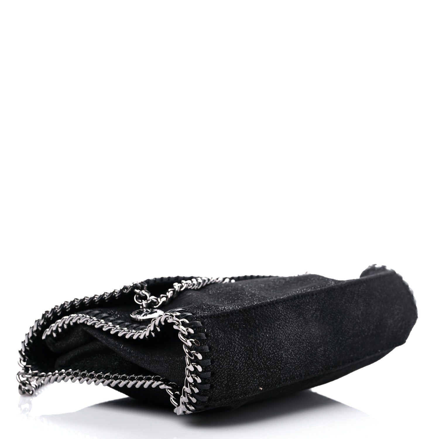 Stella McCartney Shaggy Deer Mini Falabella Shoulder Bag Black 4 of 8