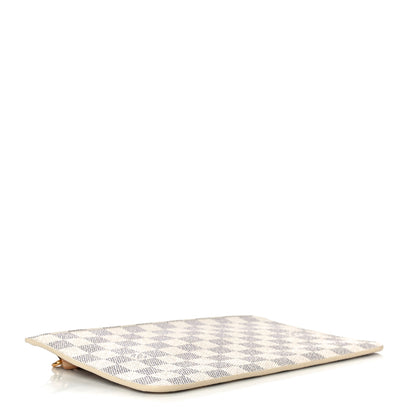 Louis Vuitton Damier Azur Neverfull MM GM Pochette 4 of 10