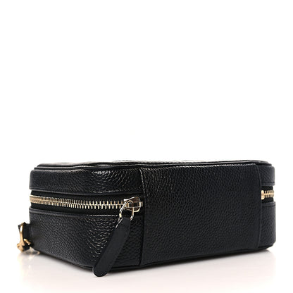 Chanel Caviar Quilted CC Filigree Vanity Clutch With Chain Black 4 of 10
