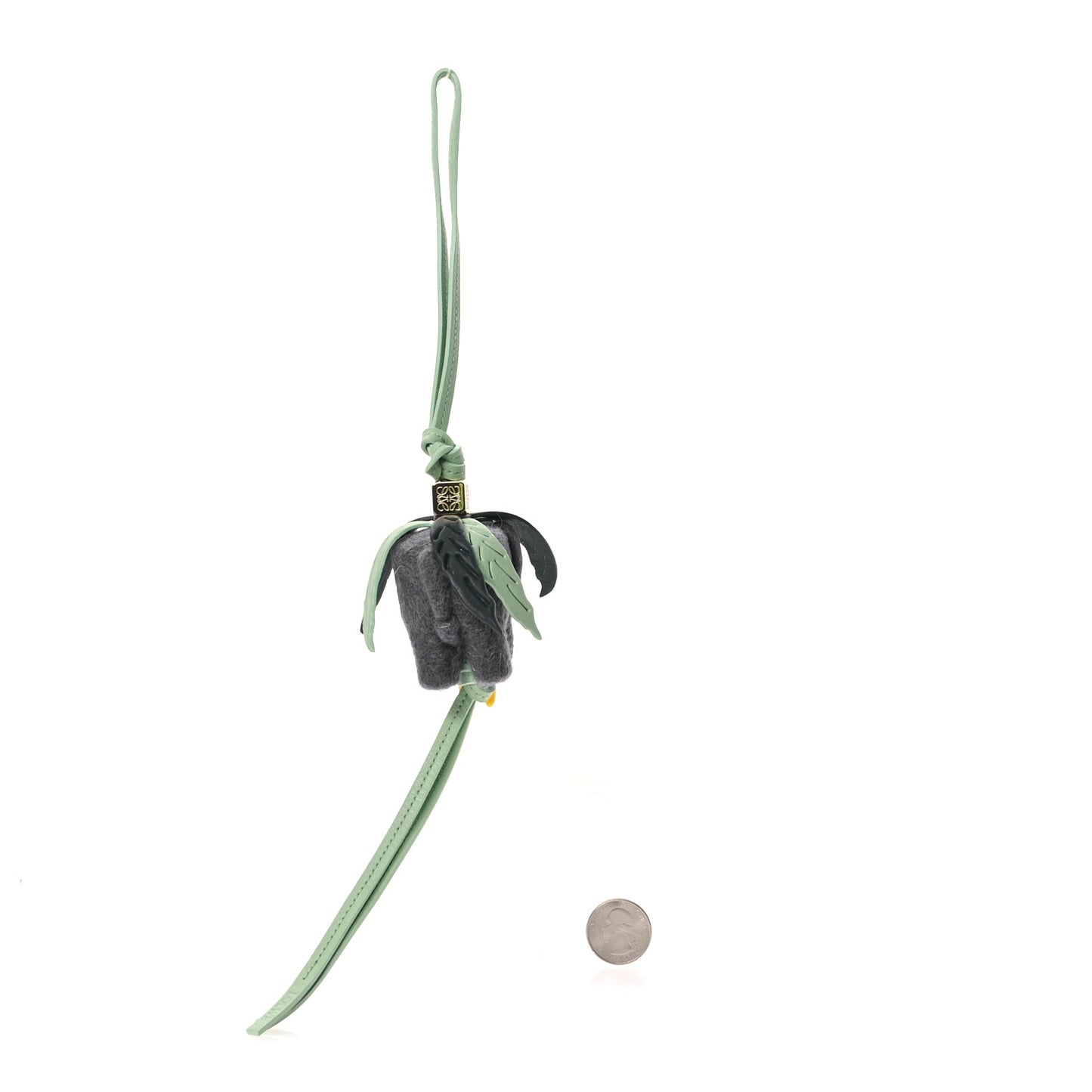 Calfskin Felt Elephant Bag Charm