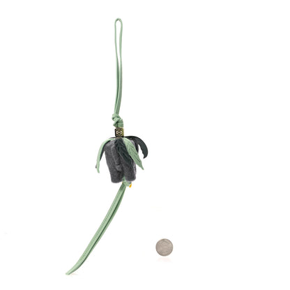 Loewe Calfskin Felt Elephant Bag Charm 2 of 5