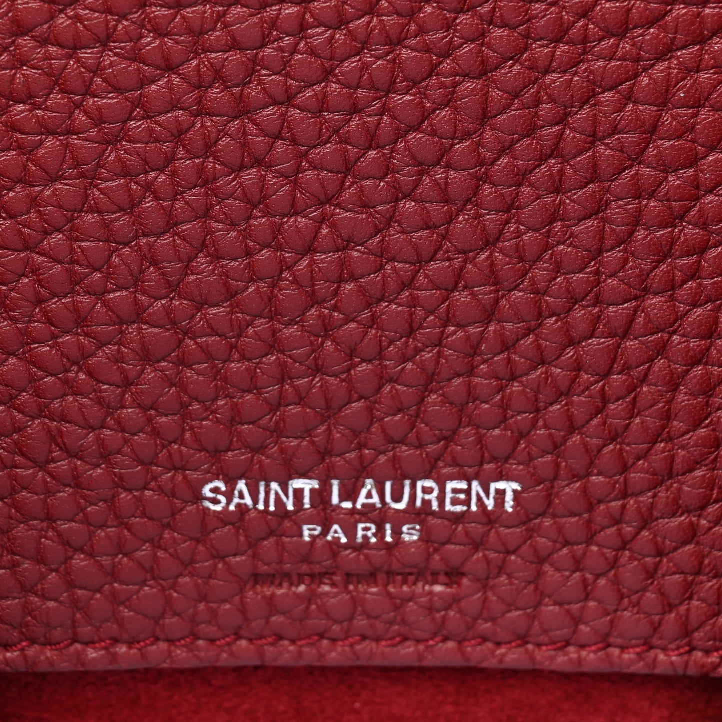 Grained Calfskin Small Supple Sac De Jour Dark Pallisandre