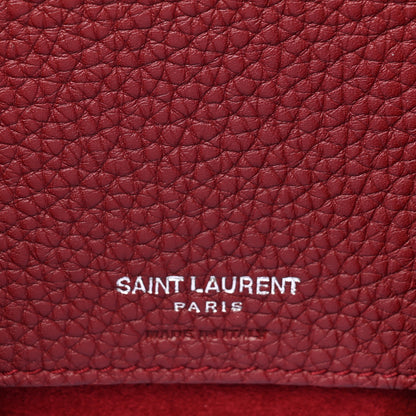 Saint Laurent Grained Calfskin Small Supple Sac De Jour Dark Pallisandre 6 of 9