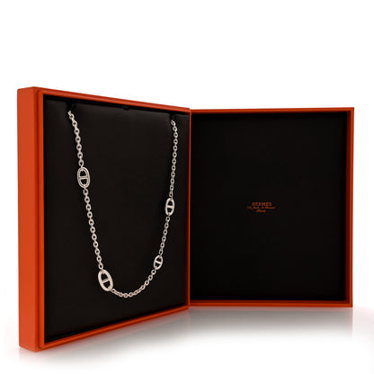 Hermes Sterling Silver Farandole Necklace 120 5 of 5