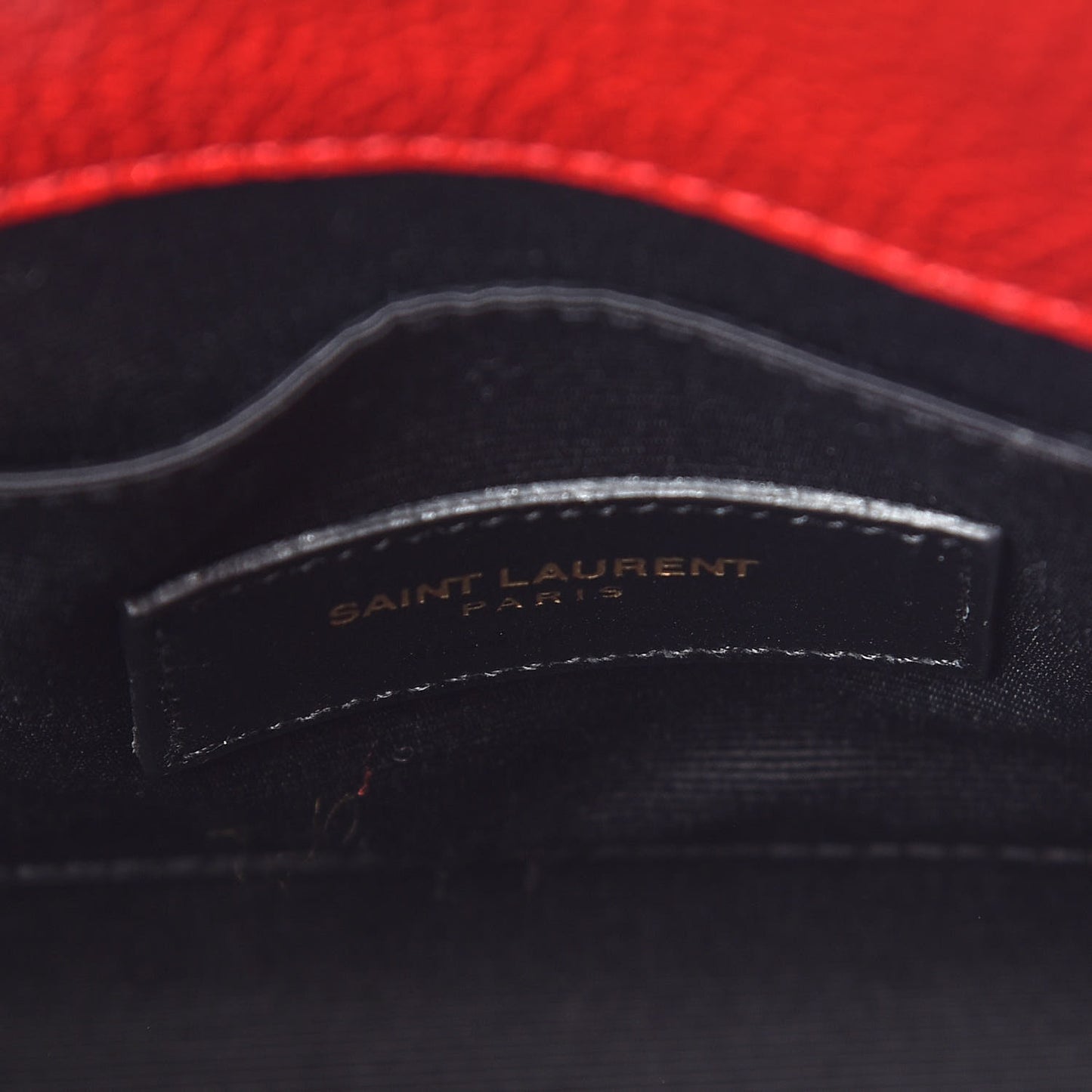 Grained Calfskin Nano Sac De Jour New Red