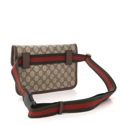 Gucci GG Supreme Monogram Neo Vintage Web Belt Bag Brown 3 of 11