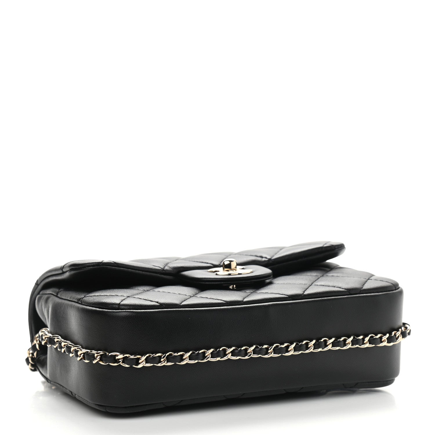 Chanel Lambskin Quilted Small My Precious Flap Black 3 of 8