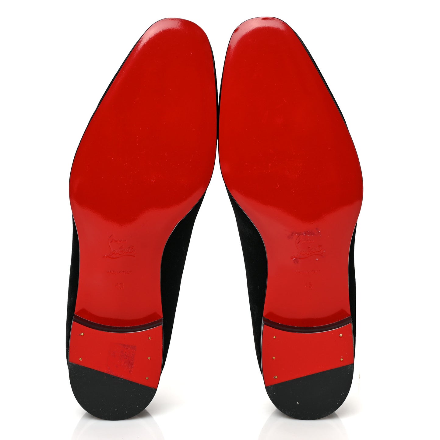 Velvet Veau Velours Crest On The Nile Loafers 43 Black