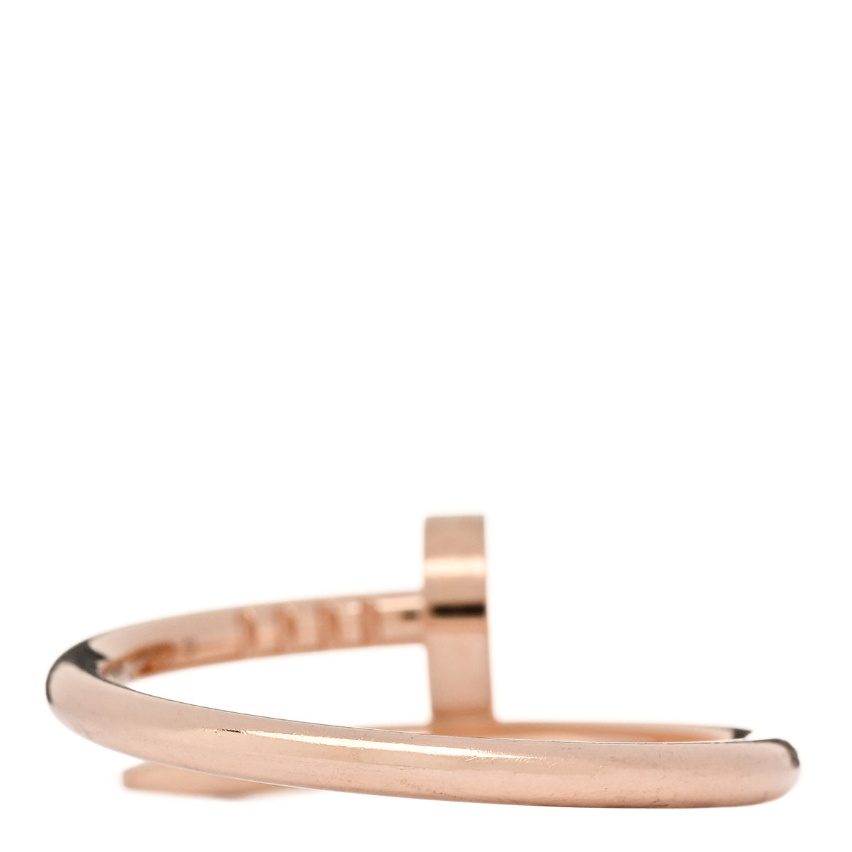 Cartier 18K Pink Gold Small Juste Un Clou Ring 53 6.5 3 of 6