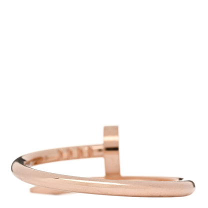 Cartier 18K Pink Gold Small Juste Un Clou Ring 53 6.5 3 of 6