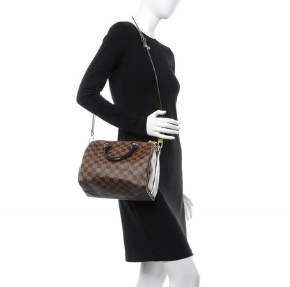 Louis Vuitton Damier Ebene Speedy Bandouliere 25 2 of 9