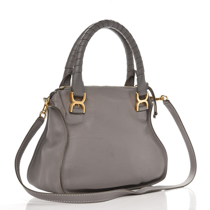 Chloe Calfskin Medium Marcie Satchel Cashmere Grey 4 of 11