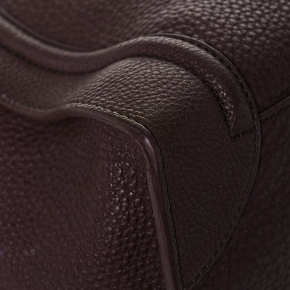 Celine Pebbled Calfskin Mini Luggage Chocolate 10 of 13