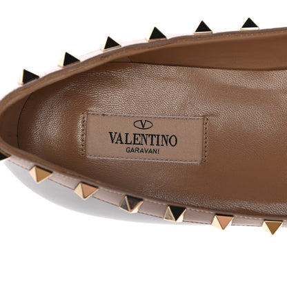 Valentino Garavani Calfskin Nappa Rockstud Ballerina Flats 40 Sky Sorbet Poudre 11 of 13