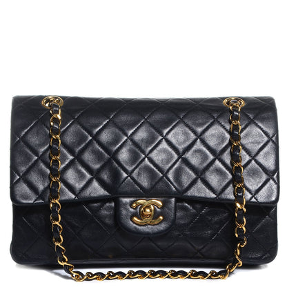 Chanel Lambskin Medium Double Flap Black 1 of 10