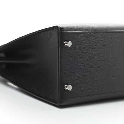 Hermes Epsom Kelly Sellier 28 Black 9 of 11
