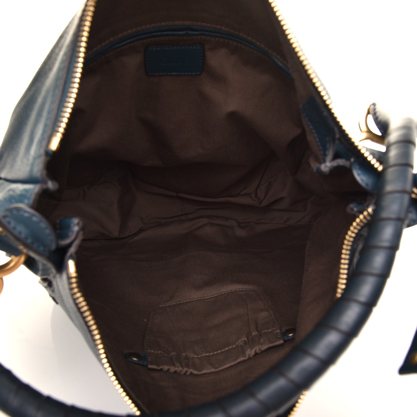 Calfskin Large Marcie Hobo Teal