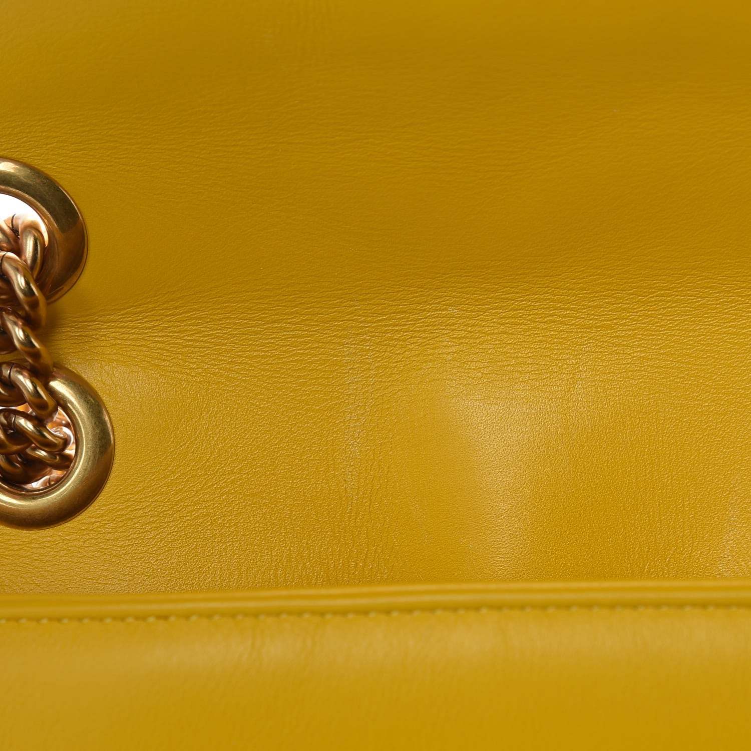 Gucci Calfskin Matelasse Mini GG Marmont Shoulder Bag Stone Topaz 12 of 13