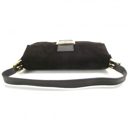 Fendi Suede Baguette Dark Brown 5 of 13