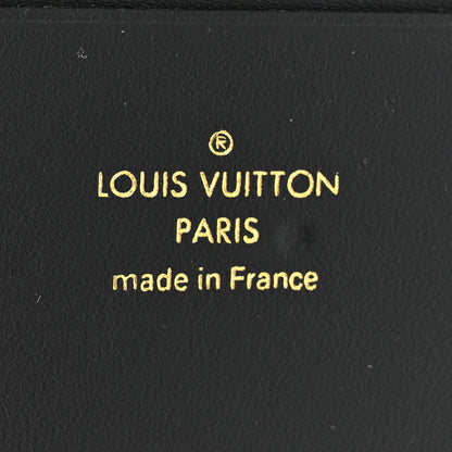 Louis Vuitton Calfskin City Steamer Wallet Black 7 of 9