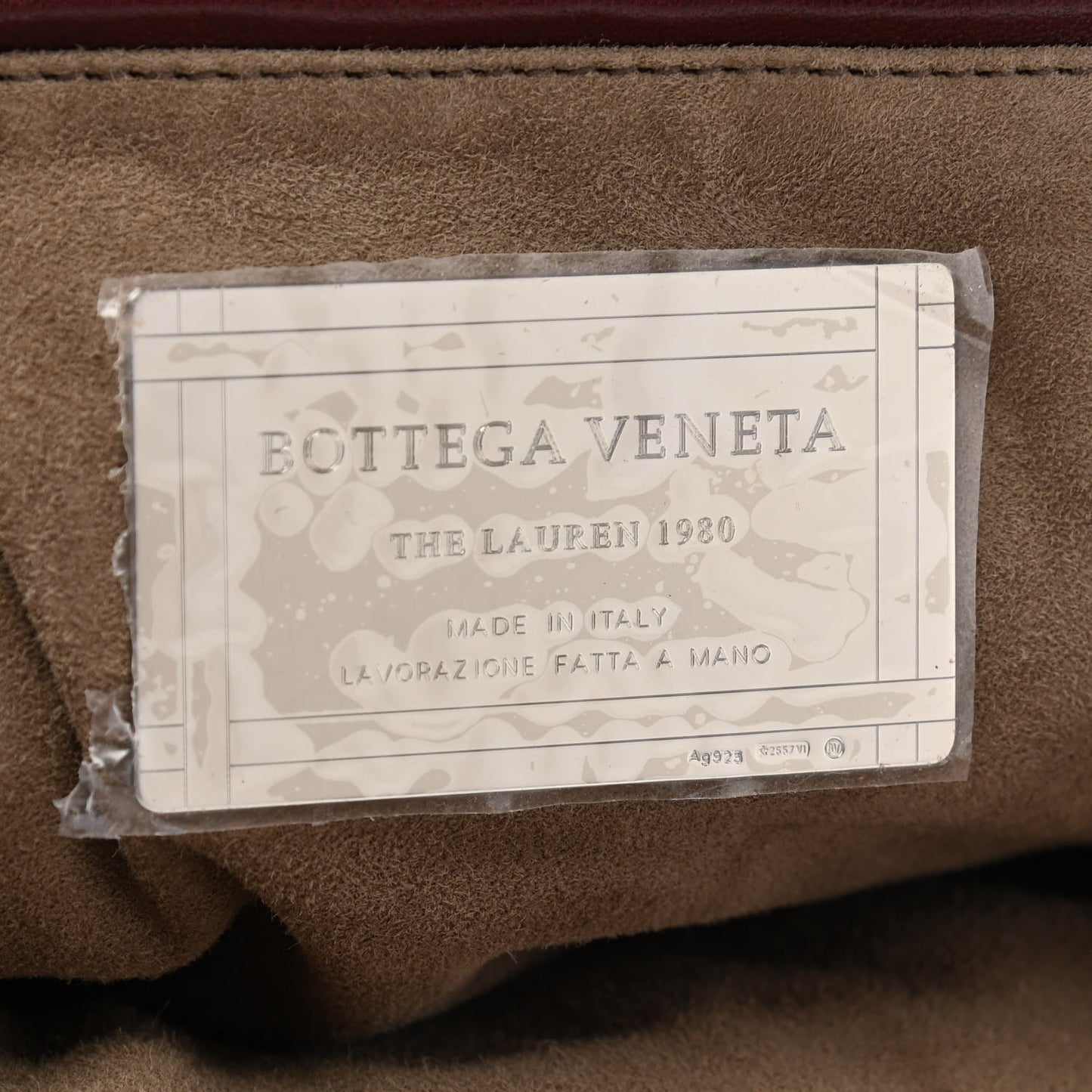 Nappa Intrecciato The Lauren 1980 Clutch Gigolo Red