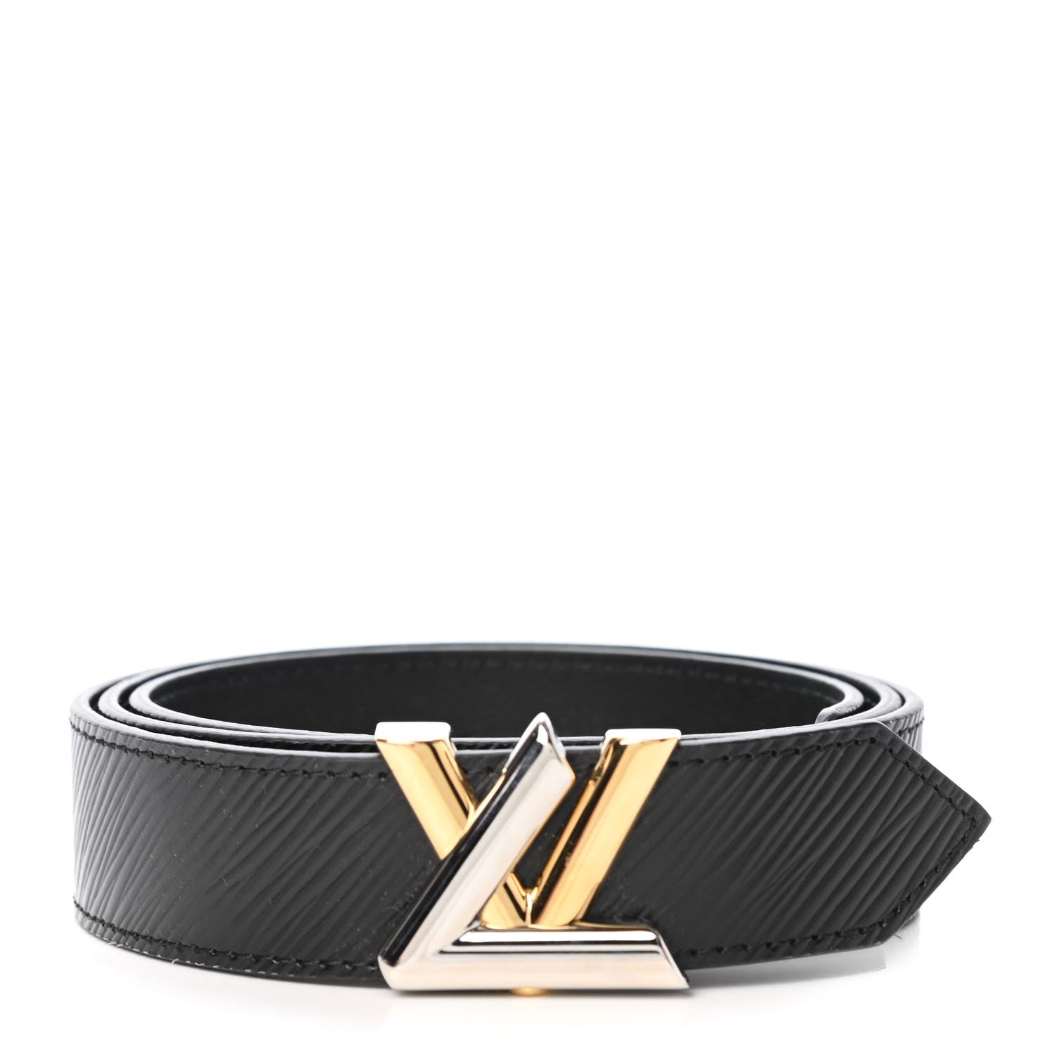 Louis Vuitton Epi 30mm LV Twist Belt 85 34 Black 1 of 4