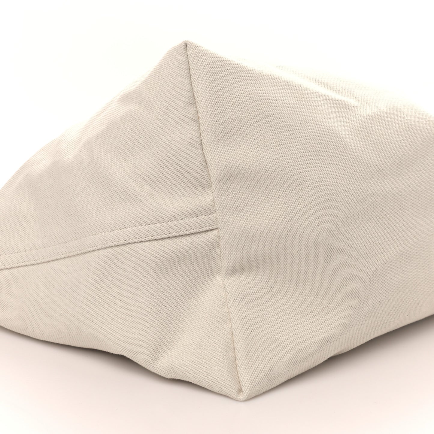 Linen Calfskin Rive Gauche Maxi Tote Grege et Noir