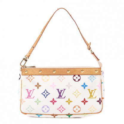 Louis Vuitton Monogram Multicolor Pochette Accessories White 1 of 10