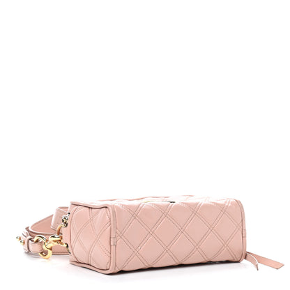 Marc Jacobs Natural Grain Calfskin Quilted The Softshot 21 Bag Blush 4 of 15