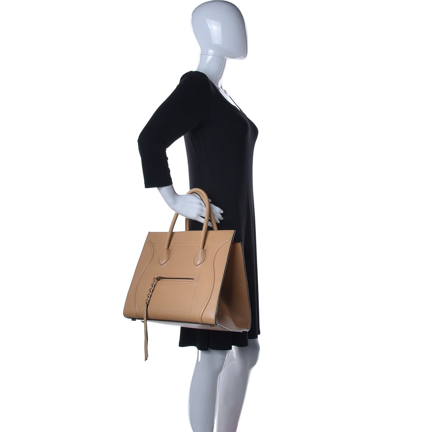 Celine Supple Calfskin Medium Phantom Luggage 2 of 13