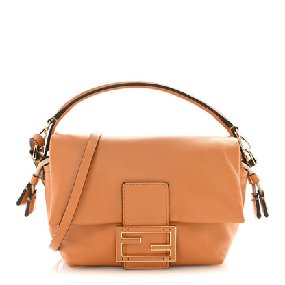 Fendi Shiny Nappa Small Mamma Baguette Burnt Orange 1 of 10