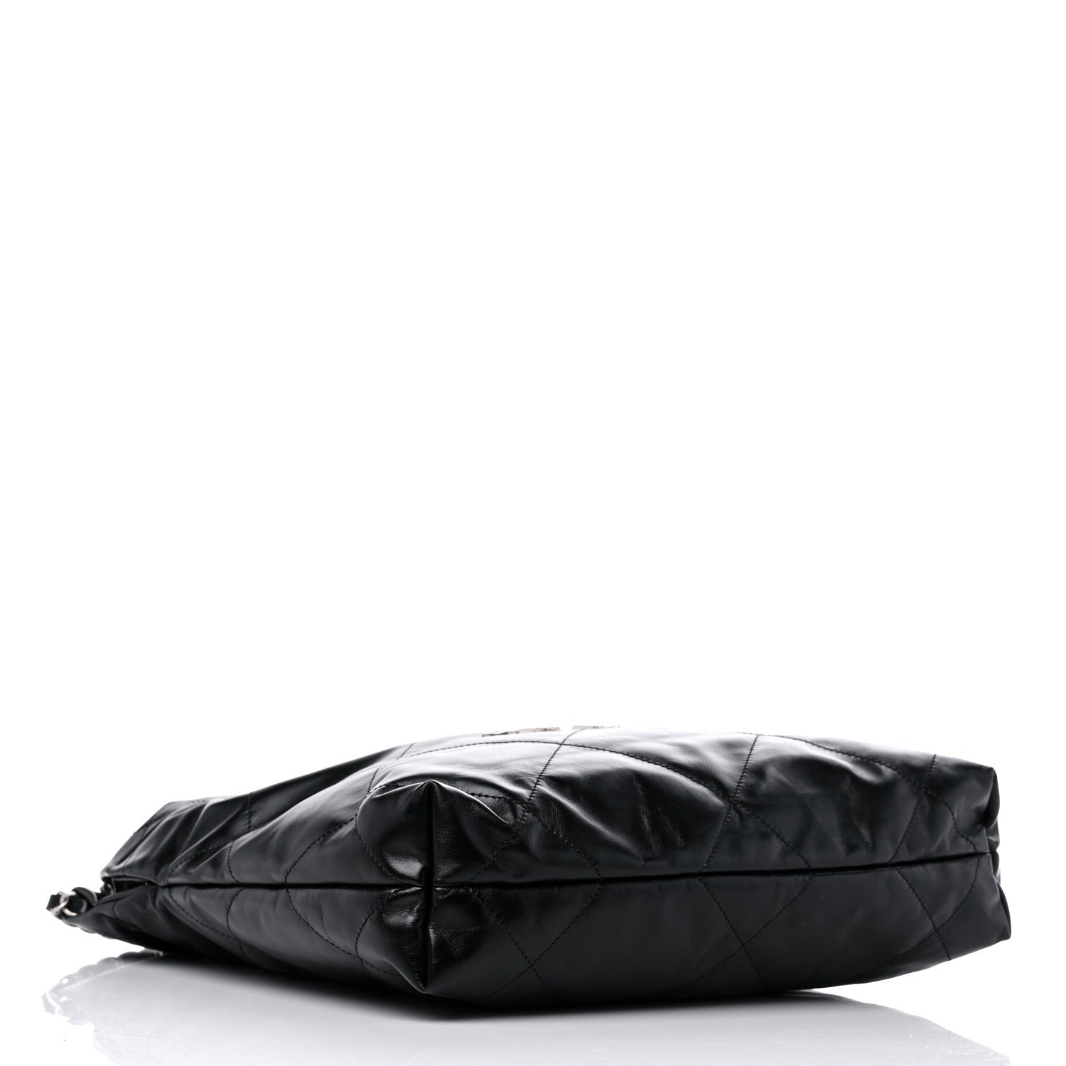 Chanel Shiny Calfskin Quilted Small Chanel 22 Black 5 of 10