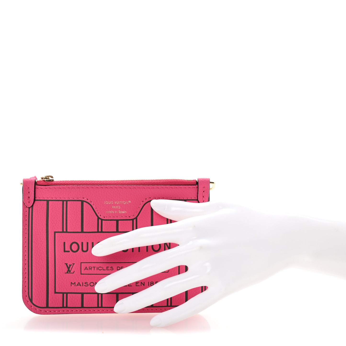 Calfskin Neverfull Inside Out BB Pochette Rose Pondichery