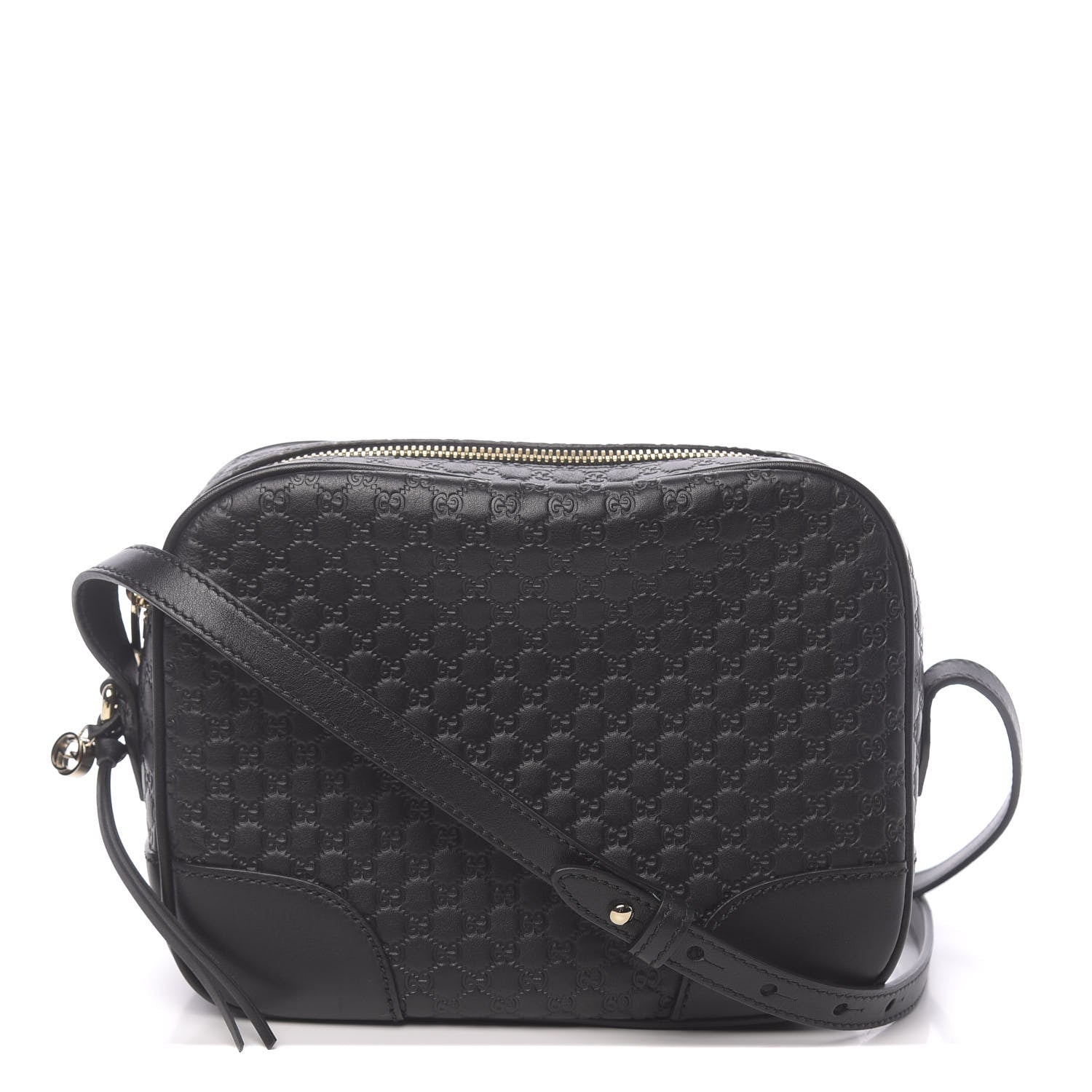 Gucci Microguccissima Mini Bree Messenger Bag Black 1 of 10
