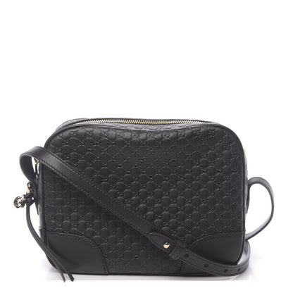 Gucci Microguccissima Mini Bree Messenger Bag Black 1 of 10