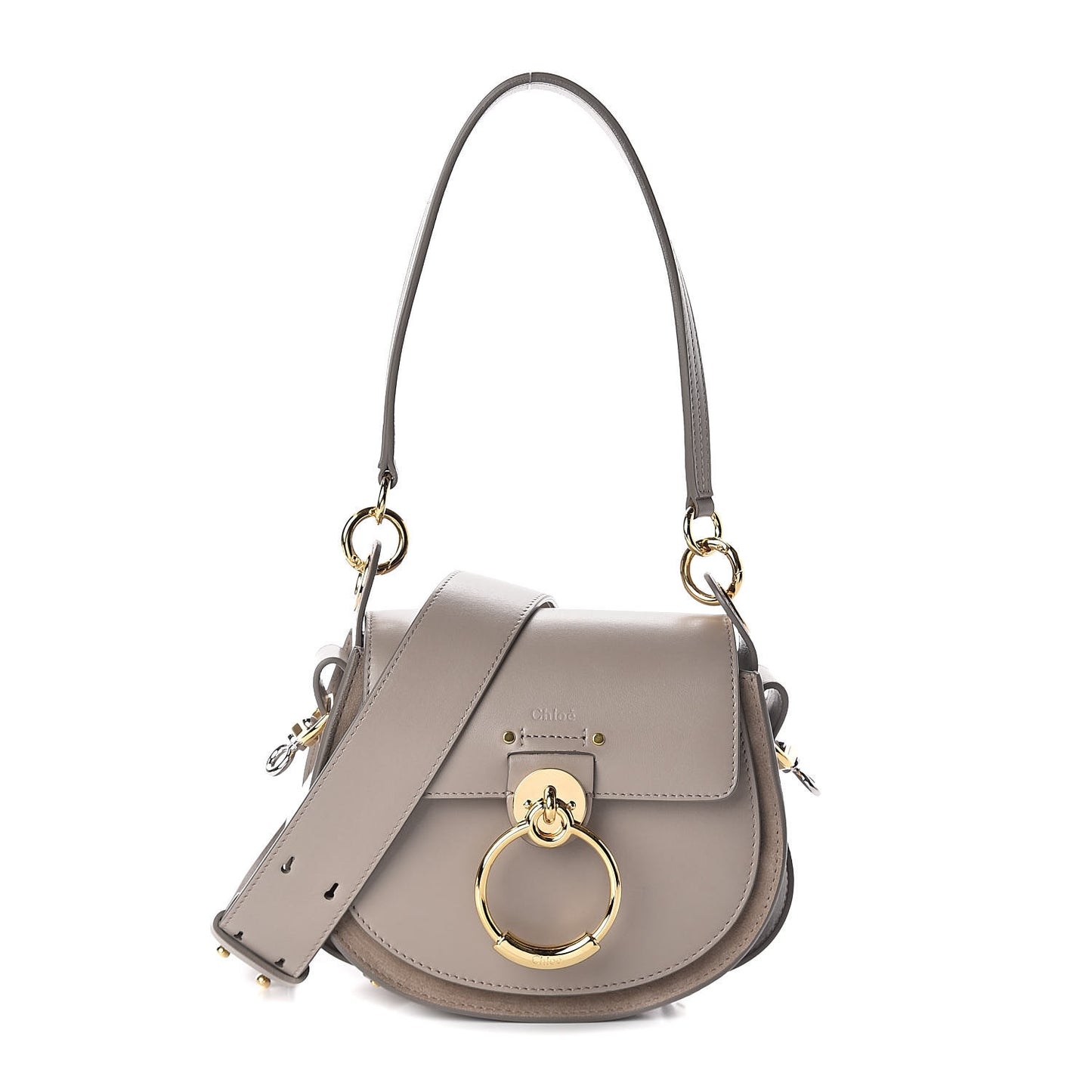 Calfskin Small Tess Bag Motty Grey