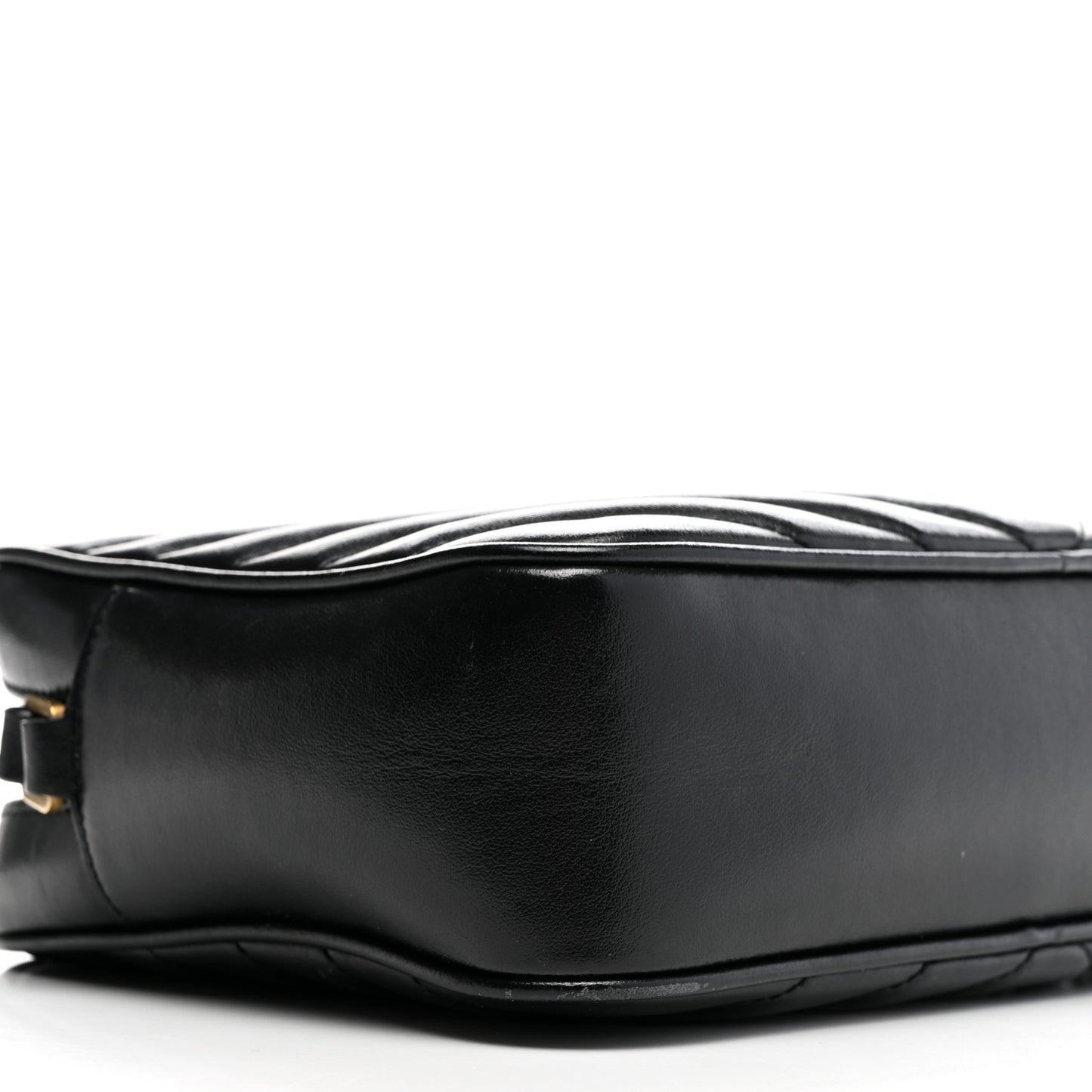 Calfskin Matelasse Monogram Lou Camera Bag Black