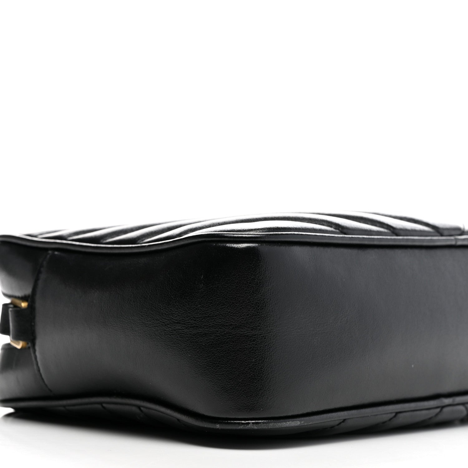 Saint Laurent Calfskin Matelasse Monogram Lou Camera Bag Black 9 of 10